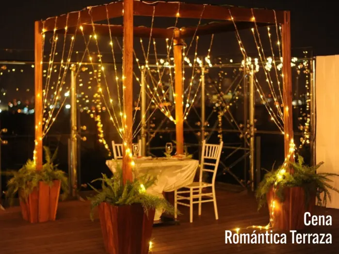 CENA ROMÁNTICA TERRAZA